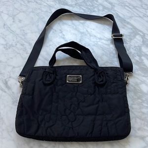 Black nylon laptop bag, MARC BY MARC JACOBS.